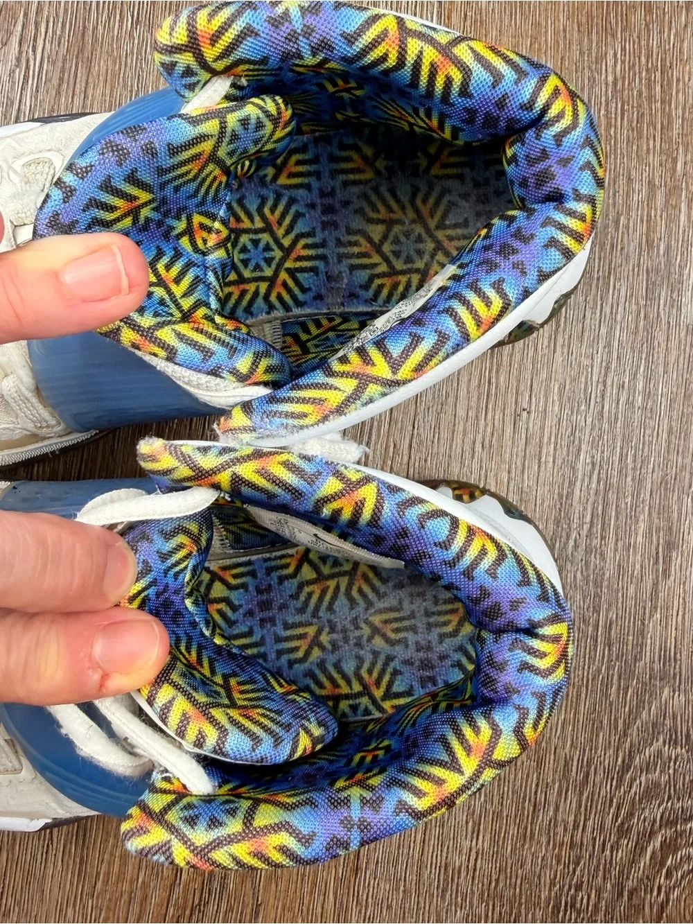 Nike Kyrie 6 Sapphire Kids Basketball Shoes Multicolor Kaleidoscope | Size: 1Y